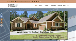 Desktop Screenshot of boltonbuildersinc.com